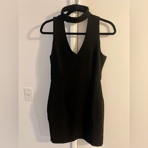 Black cocktail dress